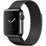 Apple Watch 42mm-44mm-45mm Magnetic Milanese Strap - Black