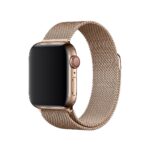 Apple Watch 42mm-44mm-45mm Magnetic Milanese Strap - Bronze