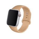 Apple Watch 42mm-44mm-45mm Premium Rubber Strap - Walnut