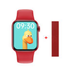 2020 HW12 Full Screen Women Men Smartwatch with password Split Screen Bluetooth PK IWO 12 13 - Red - Image 6