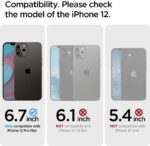 Apple iPhone 12 Pro Max Thin Fit Case by Spigen – ACS01612 – Matte Black - Image 6