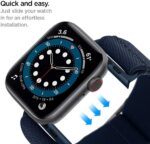 Apple Watch Band for 44mm / 42mm / 45mm Lite Fit by Spigen for Models 6/SE/5/4/3/2/1 – Navy Blue – AMP02287 - Image 5