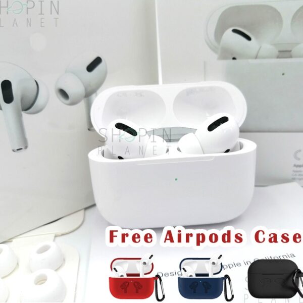 AirPods Pro With Free Case - Master Copy with Active Noise Cancellation (3 Days Checking Warranty)