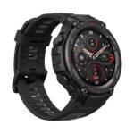 T-Rex Pro Smartwatch By Amazfit Fitness Watch with Built-in GPS, Military Standard Certified, 18 Day Battery Life, SpO2, Heart Rate Monitor - Black - Image 2