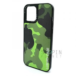 iPhone 12 Pro Max Phone Cover - Camouflage Green