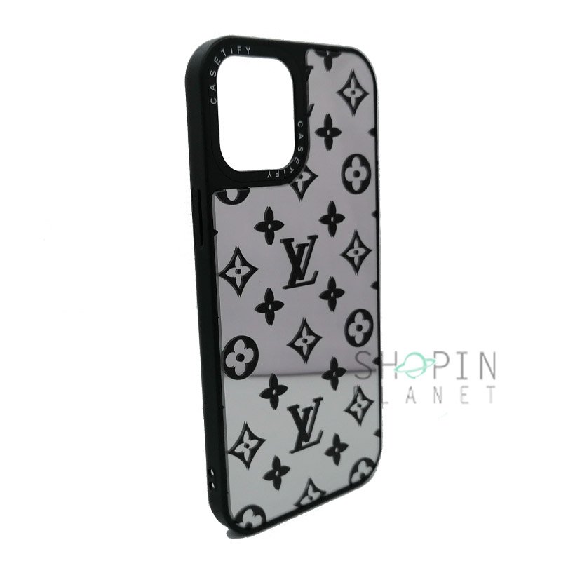 iPhone 12 Pro Max Silver Plated Cover Louis Vuitton in Pakistan