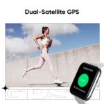 Realme Smart Watch 2 Pro with 1.75 inch (4.4 cm) HD Super Bright Touchscreen, Dual-Satellite GPS, 14-Day Battery, SpO2 & Heart Rate Monitoring, IP68 Water Resistance - Metallic Silver - Image 5
