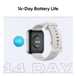 Realme Smart Watch 2 Pro with 1.75 inch (4.4 cm) HD Super Bright Touchscreen, Dual-Satellite GPS, 14-Day Battery, SpO2 & Heart Rate Monitoring, IP68 Water Resistance - Metallic Silver - Image 7