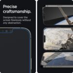 Apple iPhone 13 / 13 Pro EZ Fit Screen Protector Case Friendly by Spigen – 2 PACK – Clear - Image 7