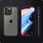Apple iPhone 13 Pro Ultra Hybrid TPU + PC Case by Spigen – Matte Black - Image 6