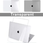 MacBook Pro 13 inch Case 2020 2019 2018 2017 2016 A2338 M1 A2289 A2251 A2159 A1989 A1706, Plastic Hard Shell MacBook Pro Case - Clear - Image 5