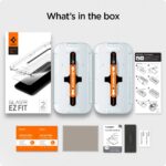 Apple iPhone 12 / iPhone 12 Pro EZ Fit Screen Protector Case Friendly by Spigen - AGL01801 – 2 PACK - Clear - Image 2