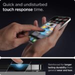Apple iPhone 12 / iPhone 12 Pro EZ Fit Screen Protector Case Friendly by Spigen - AGL01801 – 2 PACK - Clear - Image 4