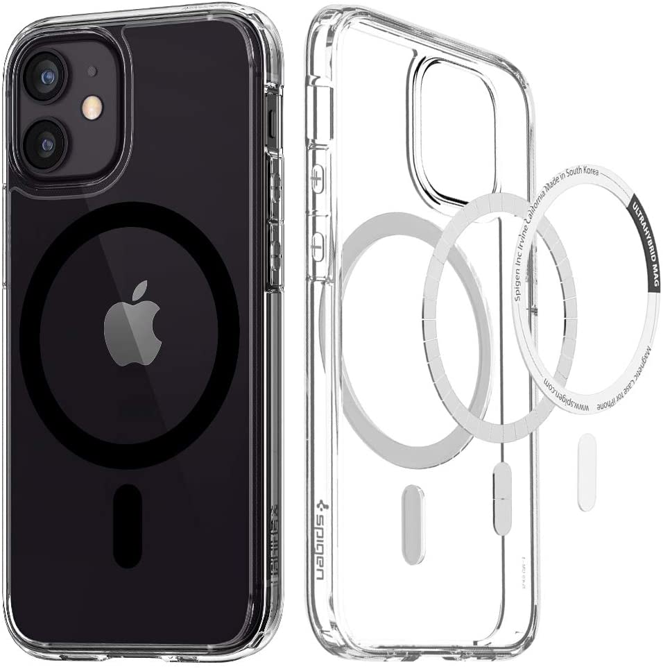 Apple iPhone 12 iPhone 12 Pro Ultra Hybrid Mag Case by Spigen – ACS02626 – Black Apple iPhone 12 / iPhone 12 Pro Ultra Hybrid Mag Case by Spigen – ACS02626 – Black - Image 1