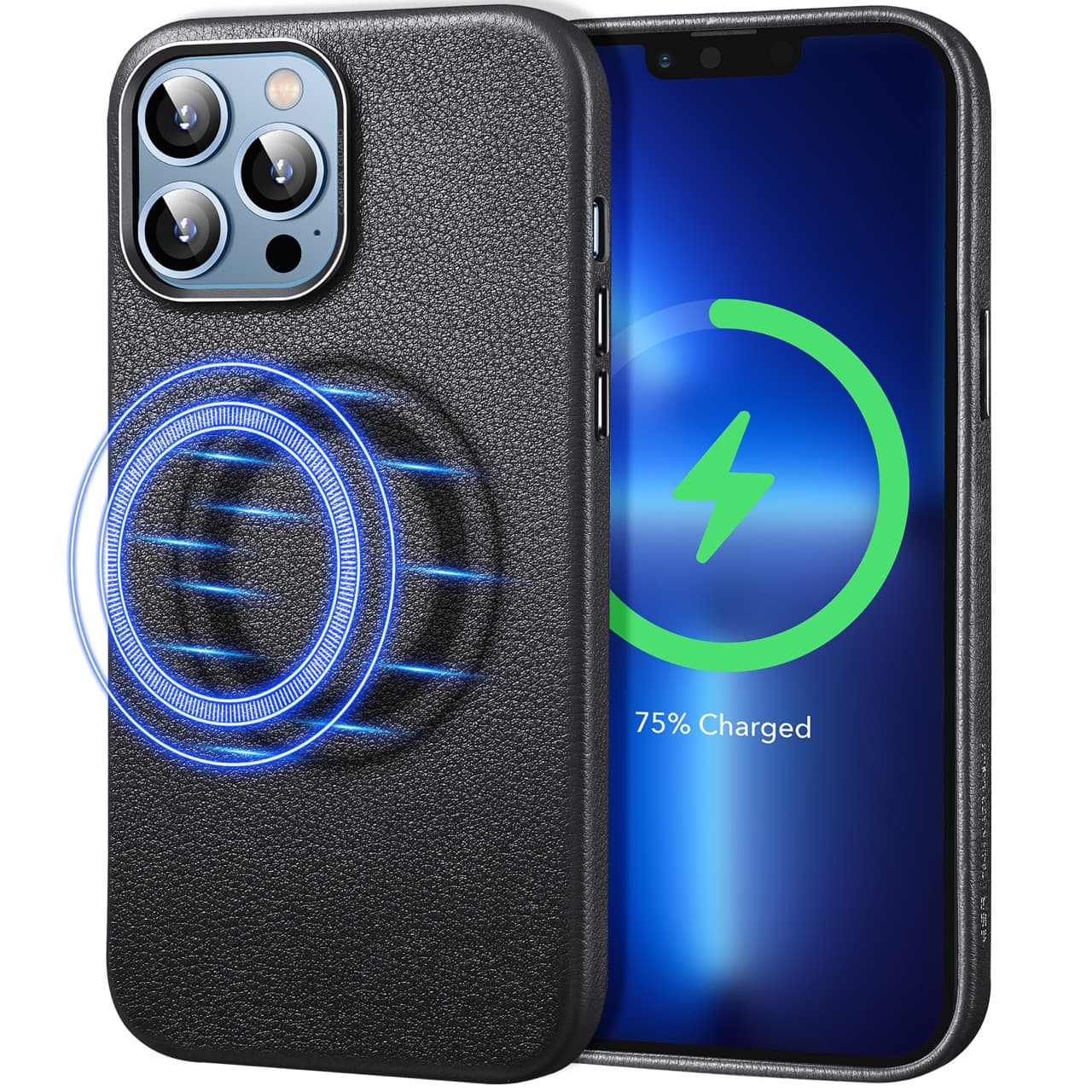 Apple iPhone 13 Pro Max Metro Leather Case with HaloLock for MagSafe