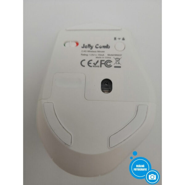 Wireless mouse Jelly Comb MS037, white