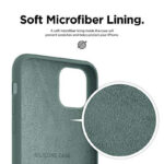 iPhone 11 Pro Max Liquid Silicon Case by X Fitted – Pine Green - Image 3