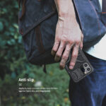 iPhone 13 Pro Max Case Adventurous Case Slide Camera Back Protector Cover by NILLKIN - Black - Image 6