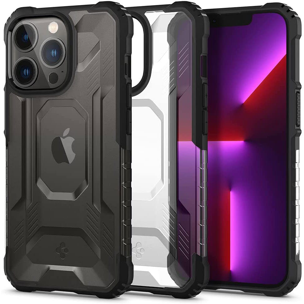 Apple iPhone 13 Pro Nitro Force Rugged Case by Spigen – ACS03282 – Matte Black Apple iPhone 13 Pro Nitro Force Rugged Case by Spigen – ACS03282 – Matte Black - Image 1