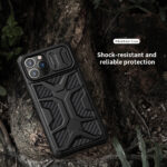 iPhone 13 Pro Max Case Adventurous Case Slide Camera Back Protector Cover by NILLKIN - Black - Image 12