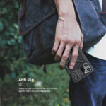 iPhone 13 Pro Max Case Adventurous Case Slide Camera Back Protector Cover by NILLKIN - Black - Image 10