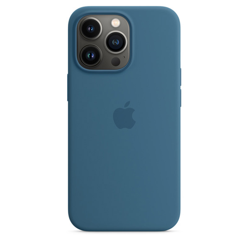 iPhone 13 Pro Max Silicone Case Blue Jay in Pakistan