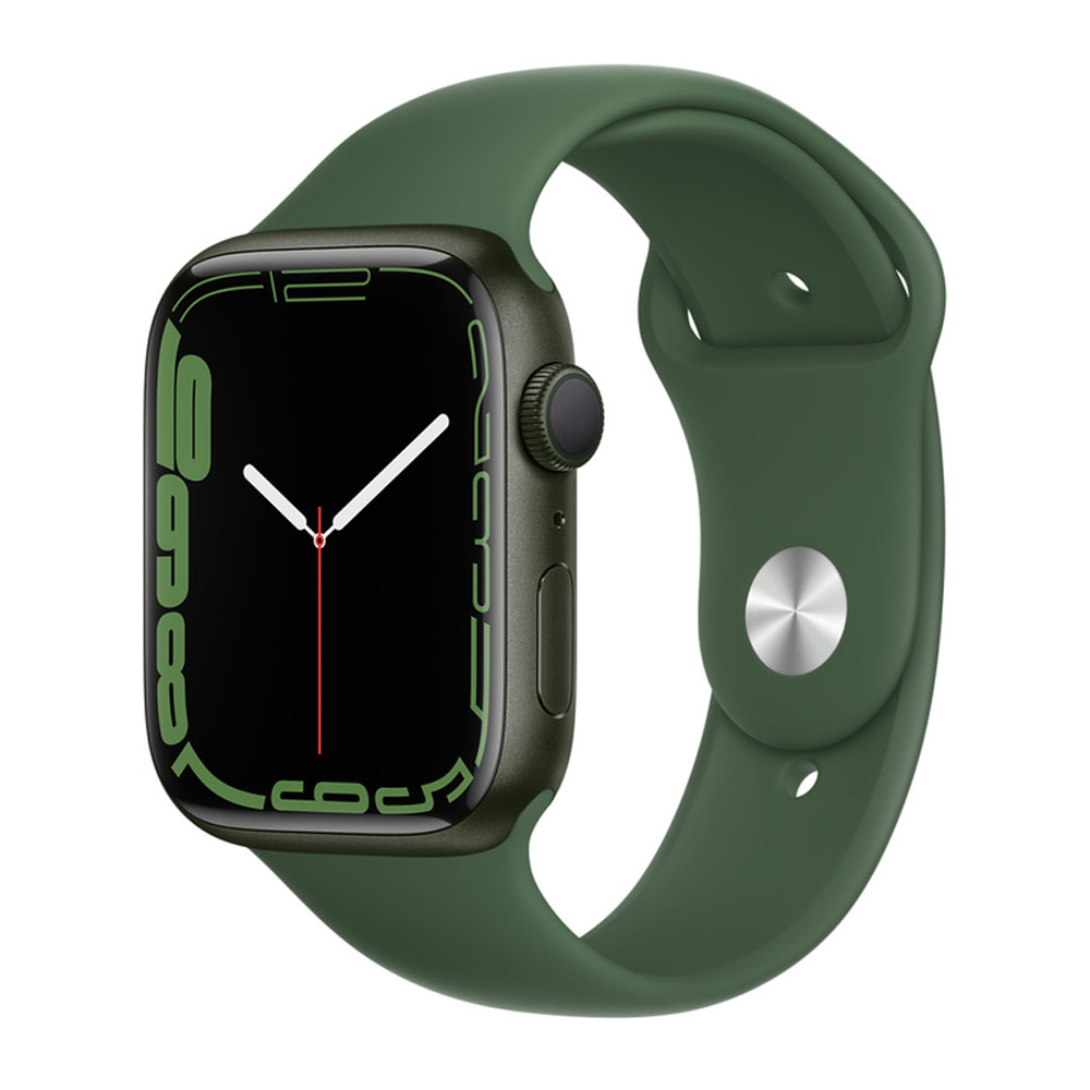 Apple Series 7 41mm green Non Active img2 Apple Watch 45mm Series 7 Aluminum Case with Sport Band - Green - Image 1