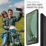 Google Pixel 6 Pro Liquid Air Case by Spigen ACS03455 – Matte Black - Image 7