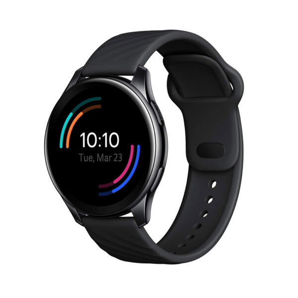OnePlus Smartwatch | 46mm Dial, Warp Charge, 110+ Workout Modes, Smartphone Music,SPO2 Health Monitoring & 5ATM + IP68 Water Resistance - Black