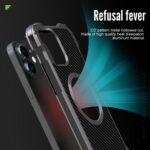 iPhone 13 Pro Max R-JUST RJ51 Hollow Shockproof Metal Protective Phone Case - Dark Grey - Image 5