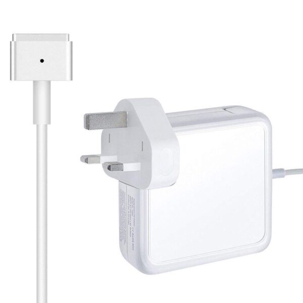 60W Power Adapter Charger For Apple MacBook Air Magsafe2 T-Tip US Imported (Without Box)- White