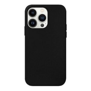 iPhone 15 Pro Max KZDOO Noble Collection Leather Case Original Quality Full Coverage Mobile Phone Back Cover - Black