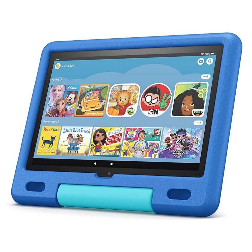 Amazon Fire HD 10 Kids Tablet - Sky Blue Amazon Fire HD 10 Kids Tablet, 10.1", 1080p Full HD, Ages 3–7, 32 GB - Sky Blue - Image 1