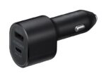 Samsung Super Fast Car Charger 2.0 With 45W Dual Port - Black
