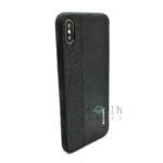 iPhone XS Max Dotted Pattern Leather Case by G-Case - Black - Image 3