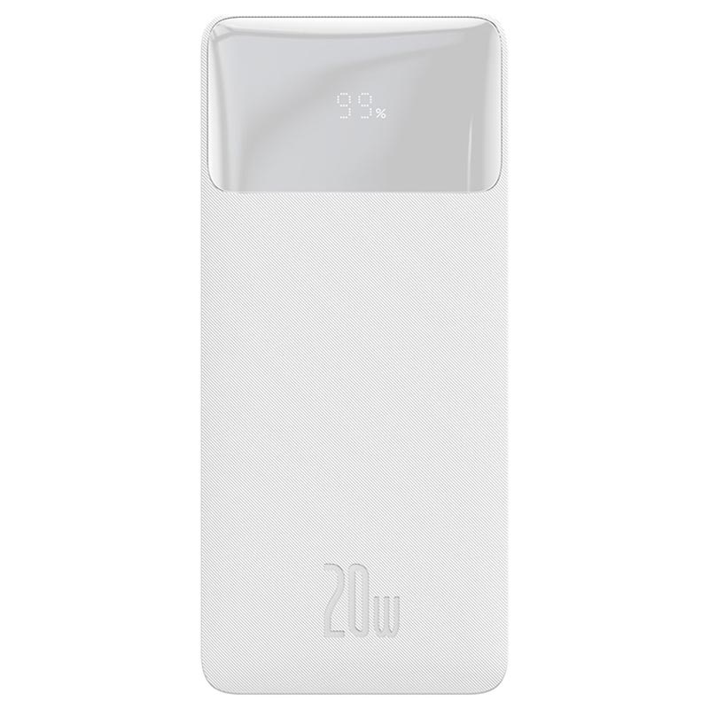 POWERBANK BASEUS DIGITAL DISPLAY 20W img2 Baseus 10000mAh 20W Fast Charging Power Bank - White - Image 1