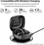 TOZO T5 Bluetooth Headphones True Wireless Earbuds - Black - Image 8