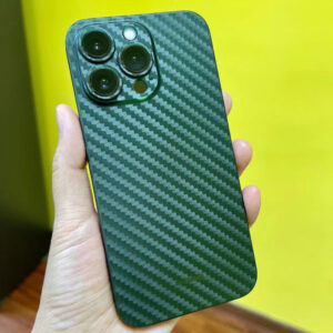 iPhone 13 Pro K-Doo Air Carbon Original Quality Full Coverage Mobile Phone Back Cover - Alpine Green