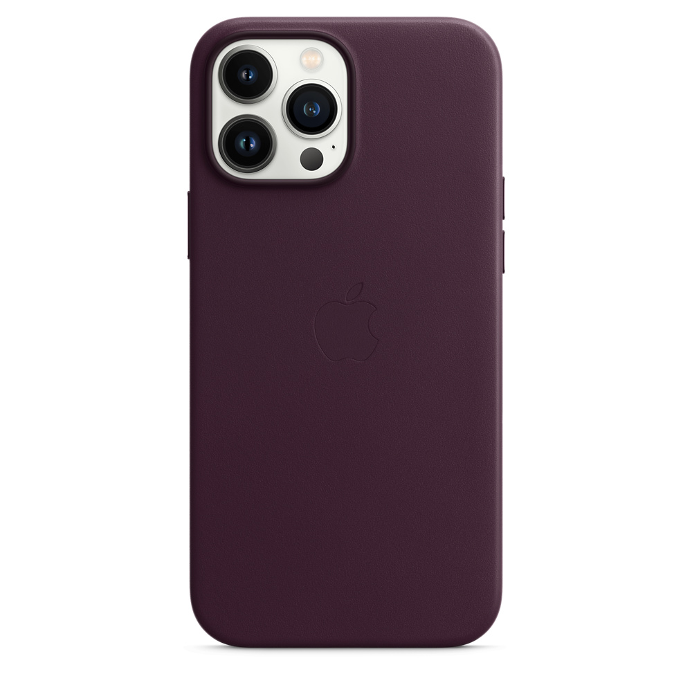 iPhone 13 Pro Max Leather Case with MagSafe - Dark Cherry img2 iPhone 13 Pro Max Leather Case with MagSafe - Dark Cherry - Image 1