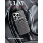 iPhone 13 Pro Max Santa Barbara Polo Racquet Club Hulda Leather Case with Card Sleeve -  Black