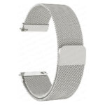 20mm-22mm Magnetic Milanese Strap - Silver
