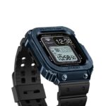 Apple Watch Band & Case amBand Classic Stainless Steel Bumper with TPU Military Strap for Apple Watch Series 6/SE/5/4 40 mm – Neptune Navy Blue - Image 5