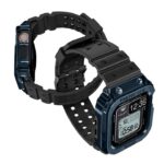 Apple Watch Band & Case amBand Classic Stainless Steel Bumper with TPU Military Strap for Apple Watch Series 6/SE/5/4 40 mm – Neptune Navy Blue - Image 7