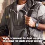 Apple Watch Band & Case amBand Classic Stainless Steel Bumper with TPU Military Strap for iWatch Series 7/6/SE/5/4 45mm/44mm – Interstellar Black - Image 9