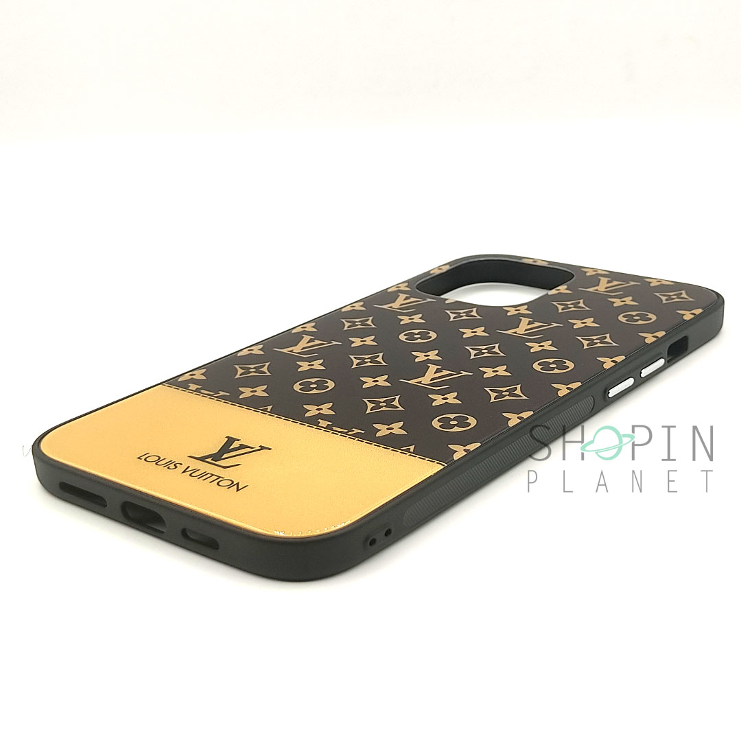 iPhone12 Pro Max Silver Plated Cover Louis Vuitton 2 in Pakistan