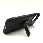 iPhone 12 Pro Medley Case with Assembled Kickstand, PC & TPU Impact-Resistant Bumpers Protective Case - Black - Image 3