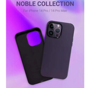 iPhone 14 Pro Max KZOOO Noble Collection Leather Case Original Quality Full Coverage Mobile Phone Back Cover - Purple