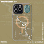 iPhone 14 Pro Youngkit MagSafe Magnetic Shockproof Case - Brown