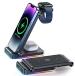 Joyroom JR-WQN01 Foldable Wireless Charger 3 in 1 Multiple Fast Charging Station For Apple Watch For Phone