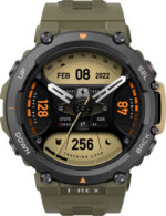 Amazfit T-Rex 2 Smart Watch for Men, 5 Satellite Positioning, 24-Day Battery Life, Outdoor GPS Military Smartwatch, Real-time Navigation- Wild Greeen - Image 3